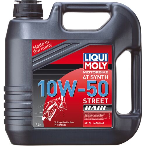LIQUI MOLY 4T SYNT 10W-50 Straen Race Motorl 4L