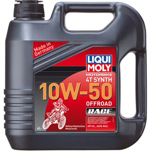 LIQUI MOLY 4T 10W-50 Synthetisches Offroad Race Motorl 4L