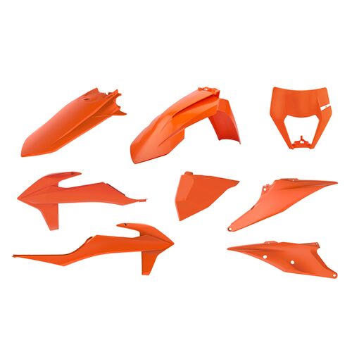 Kunststoffteilekit KTM EXC/EXCF 20-23 orange
