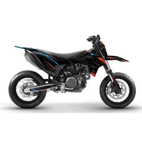 Dekor KTM 690 SMC-R- Ribbon Edition  (2014 - 2016) Orange |�Blue