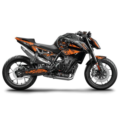 Dekor KTM Duke 890- Smiley Edition  (2021 - 2024) Orange