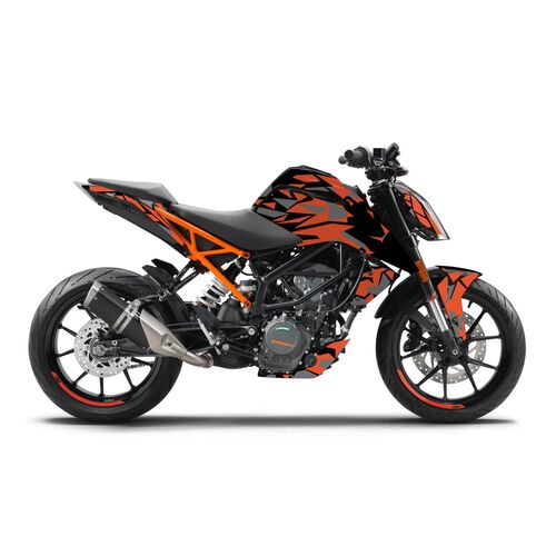 Dekor KTM Duke 125- Prism Edition  (2011 - 2016) Wei�