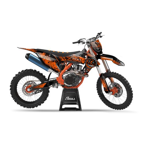 Dekor KTM SX-F 350- Smiley Edition  (2007 - 2010) Orange