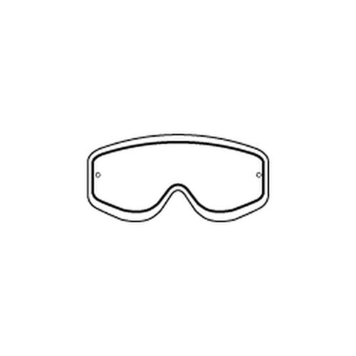 *RACING GOGGLES DOUBLE LENS CLEAR