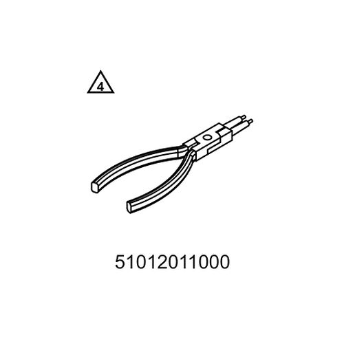Sicherungsring-Zange