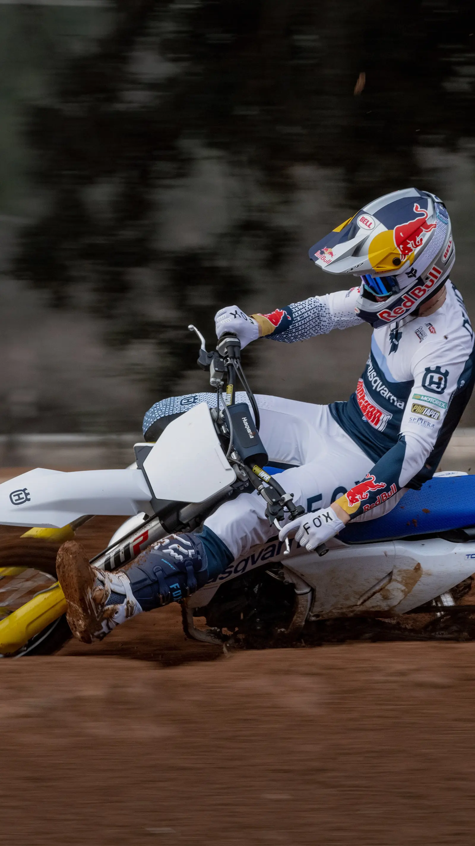 Husqvarna TC 125 in Fahrt