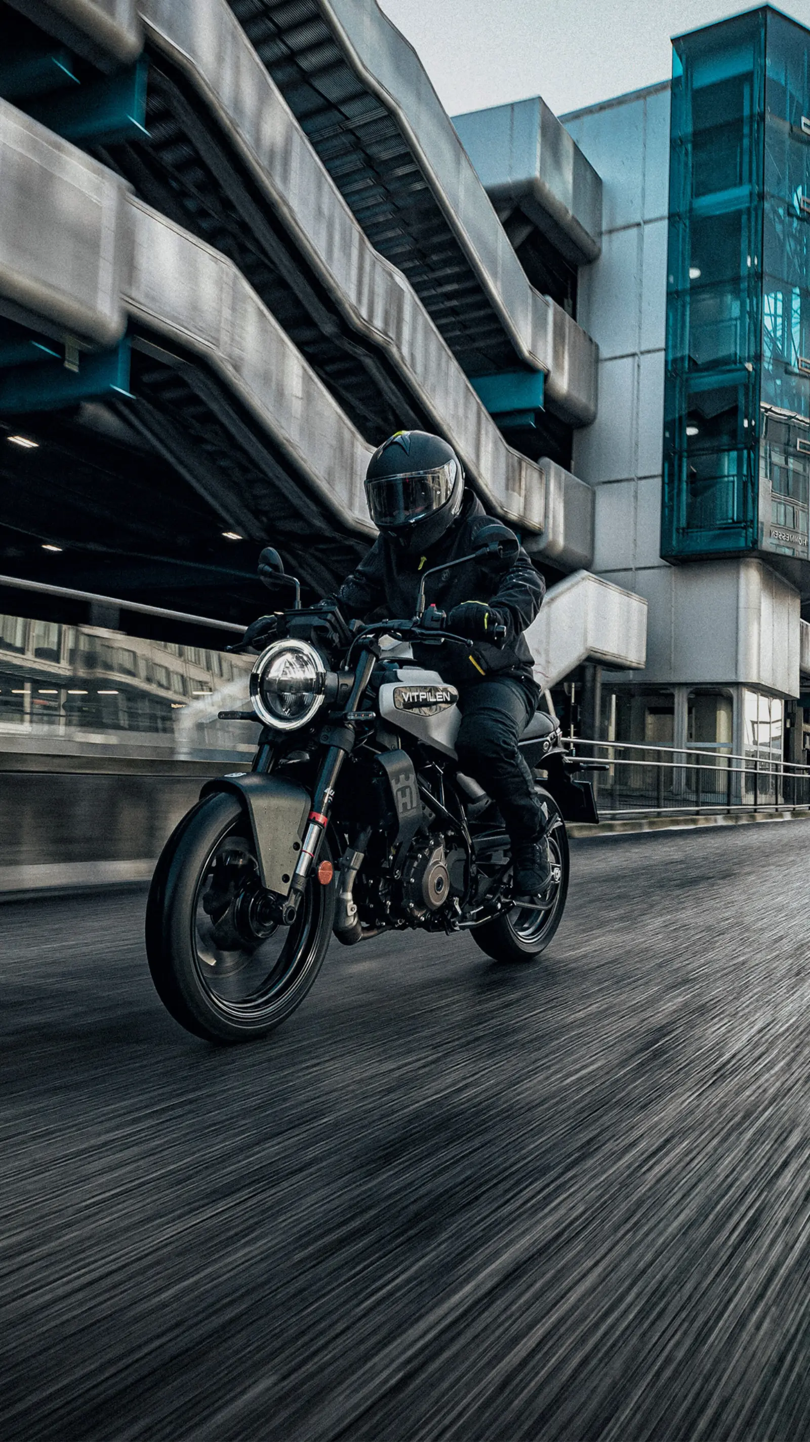 Husqvarna Vitpilen 125 in Fahrt
