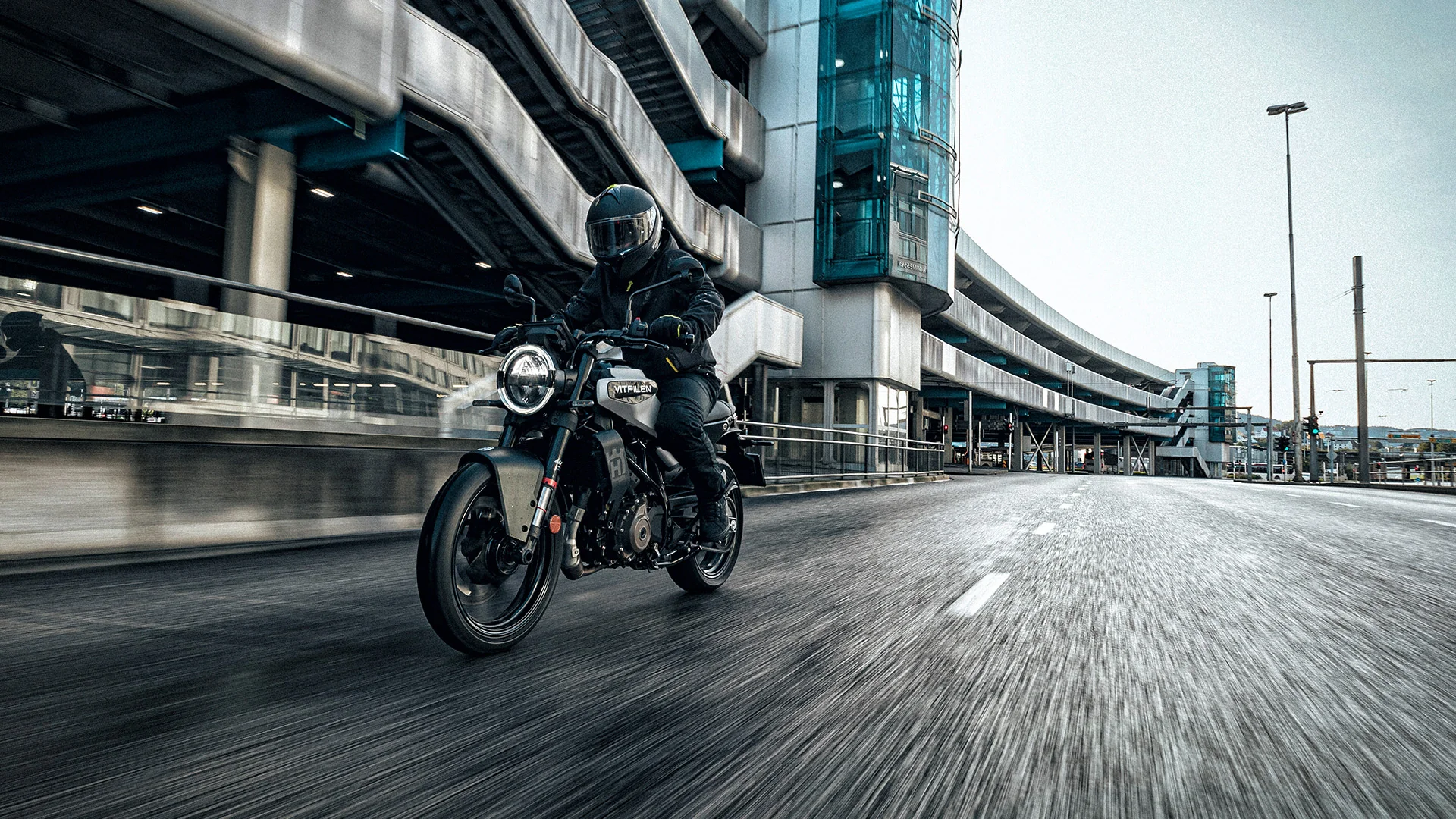 Husqvarna Vitpilen 125 in Fahrt