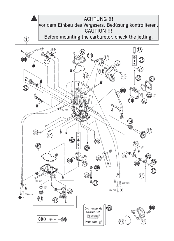 Explosionsgrafik VERGASER