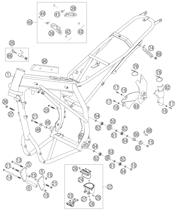 Explosionsgrafik RAHMEN