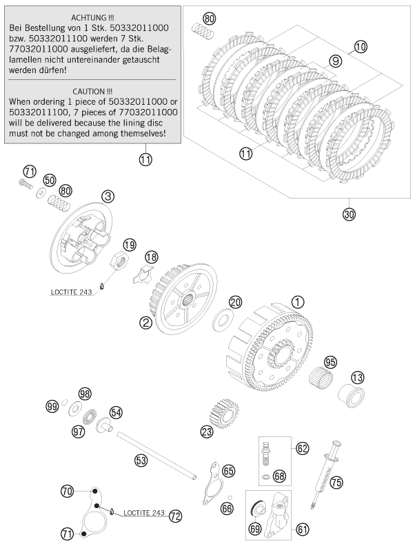 Explosionsgrafik KUPPLUNG