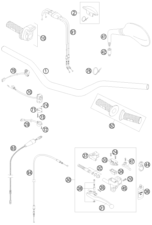 Explosionsgrafik LENKER, ARMATUREN