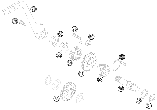 Explosionsgrafik KICKSTARTER