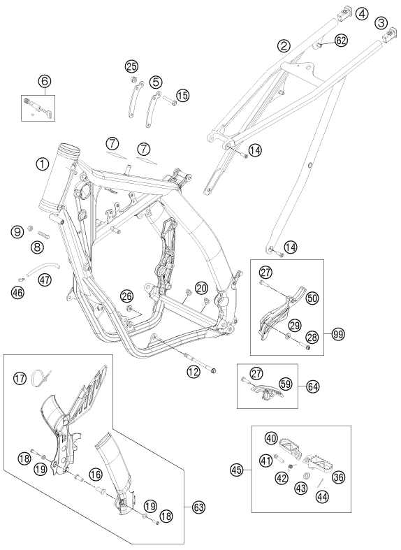 Explosionsgrafik RAHMEN
