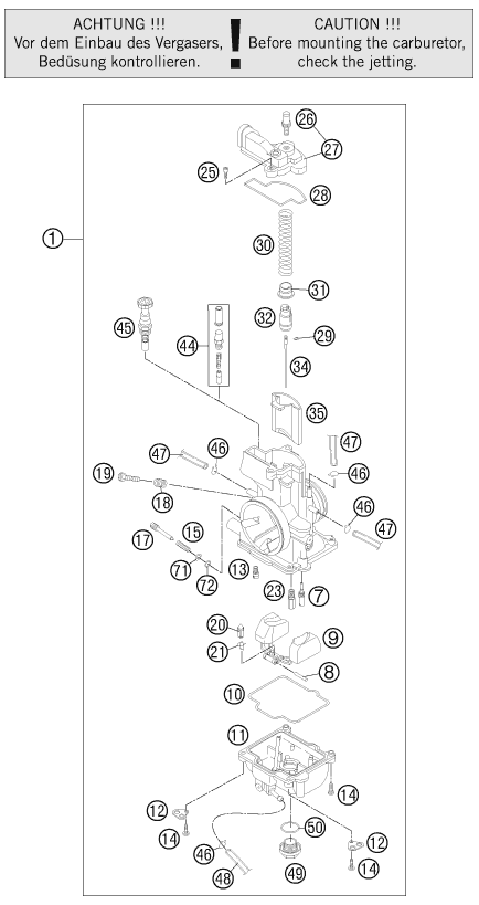 Explosionsgrafik VERGASER