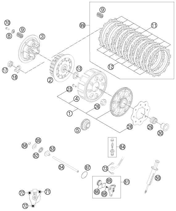 Explosionsgrafik KUPPLUNG