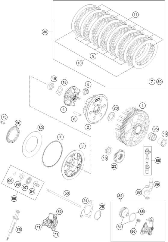 Explosionsgrafik KUPPLUNG