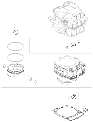 Explosionsgrafik ZYLINDER
