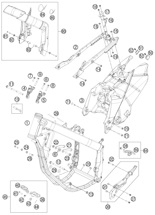 Explosionsgrafik RAHMEN