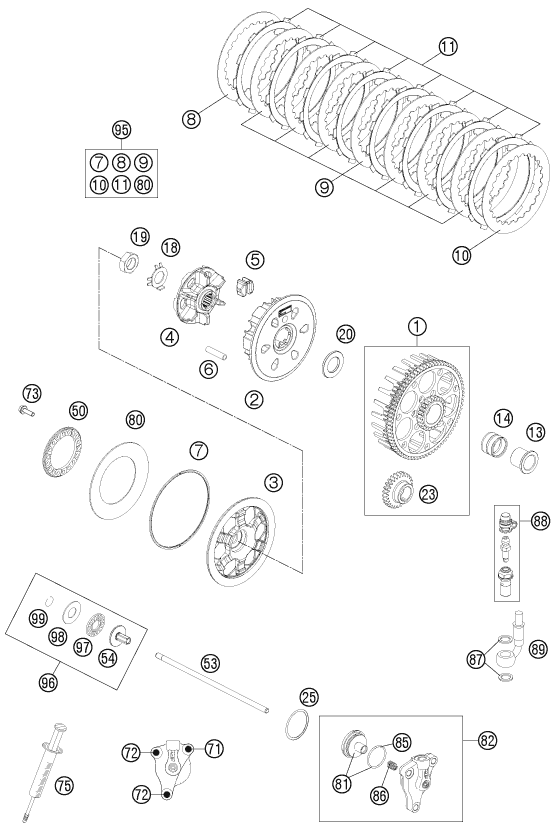 Explosionsgrafik KUPPLUNG