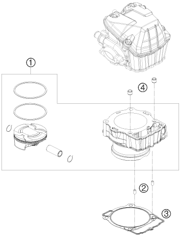 Explosionsgrafik ZYLINDER