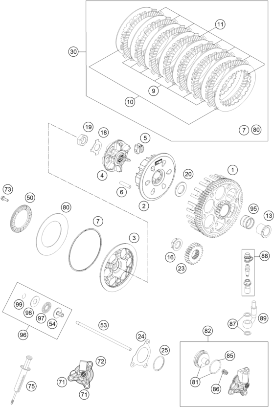 Explosionsgrafik KUPPLUNG