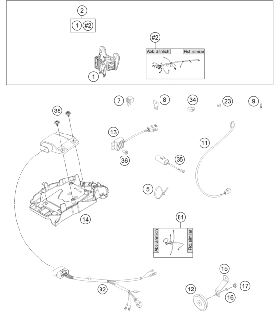 Explosionsgrafik KABELSTRANG