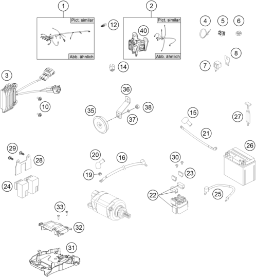 Explosionsgrafik KABELSTRANG