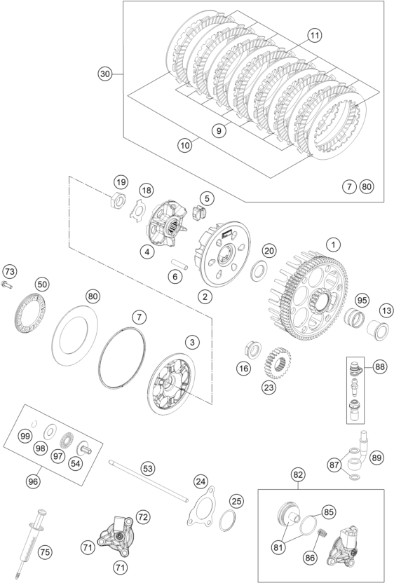 Explosionsgrafik KUPPLUNG