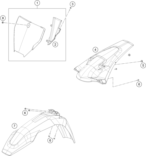 Explosionsgrafik MASKE, KOTFLÜGEL
