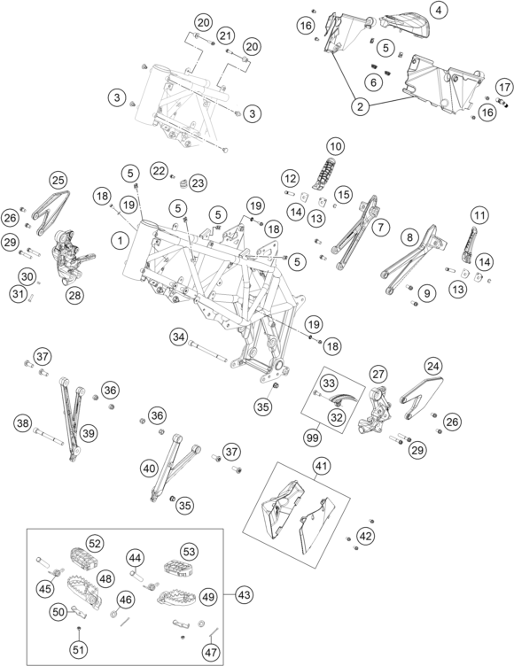 Explosionsgrafik RAHMEN