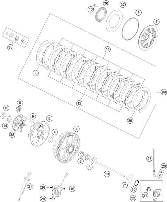 Explosionsgrafik KUPPLUNG