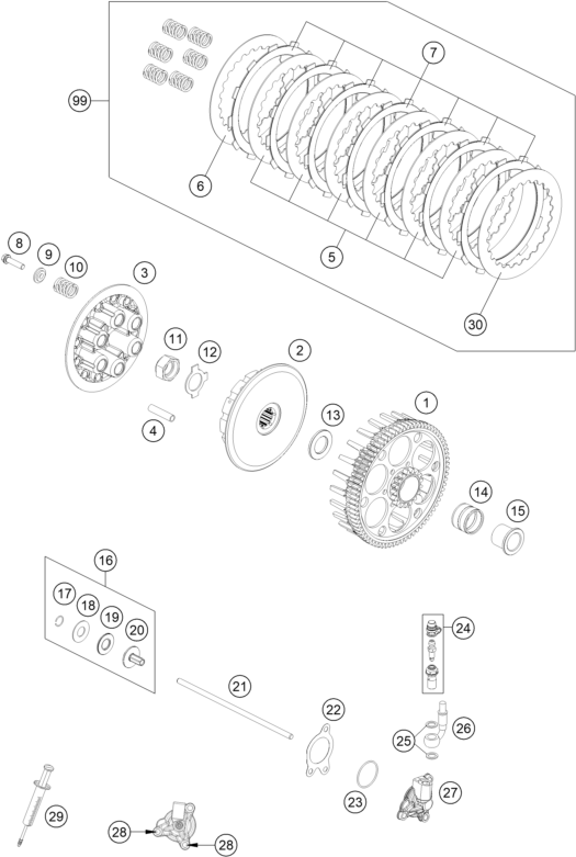 Explosionsgrafik KUPPLUNG
