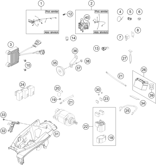 Explosionsgrafik KABELSTRANG