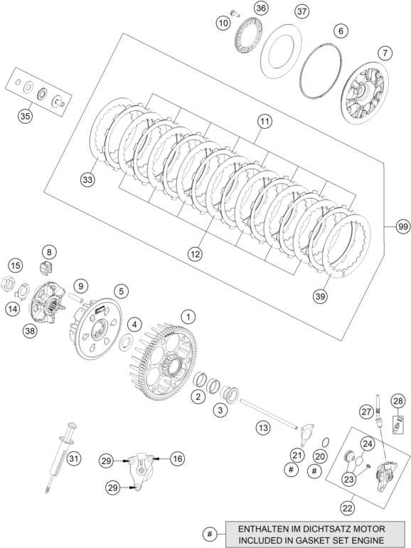 Explosionsgrafik KUPPLUNG