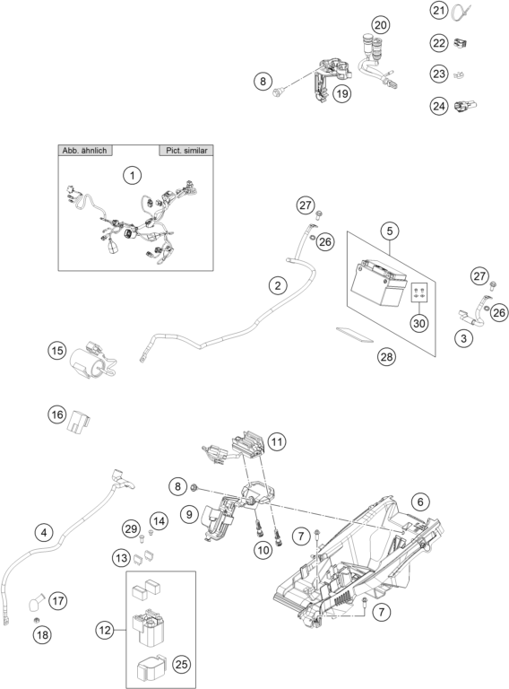 Explosionsgrafik KABELSTRANG