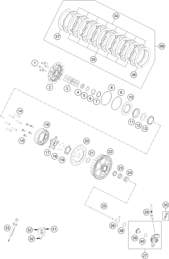 Explosionsgrafik KUPPLUNG