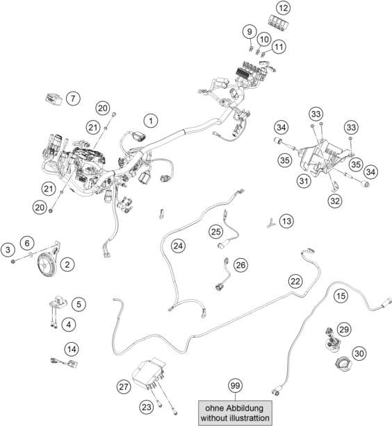 Explosionsgrafik KABELSTRANG