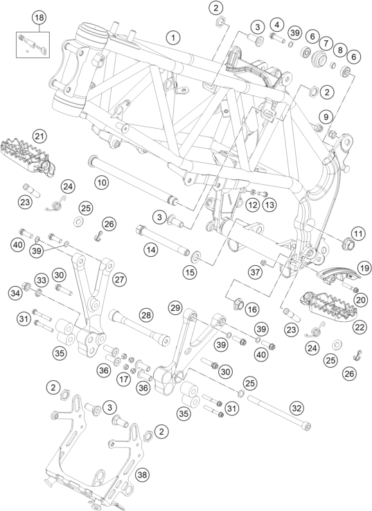 Explosionsgrafik RAHMEN