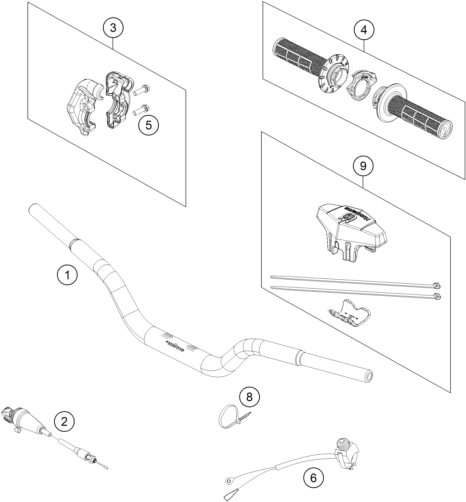 Explosionsgrafik LENKER, ARMATUREN