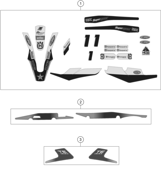Explosionsgrafik DEKOR