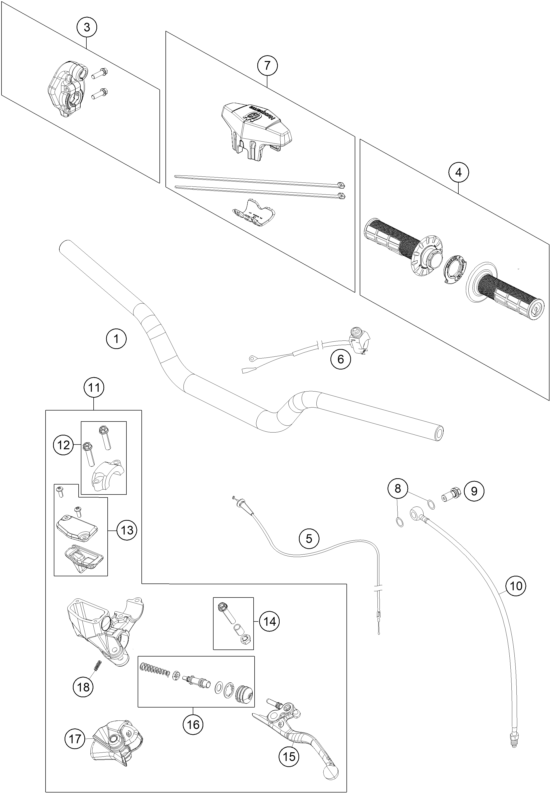 Explosionsgrafik LENKER, ARMATUREN