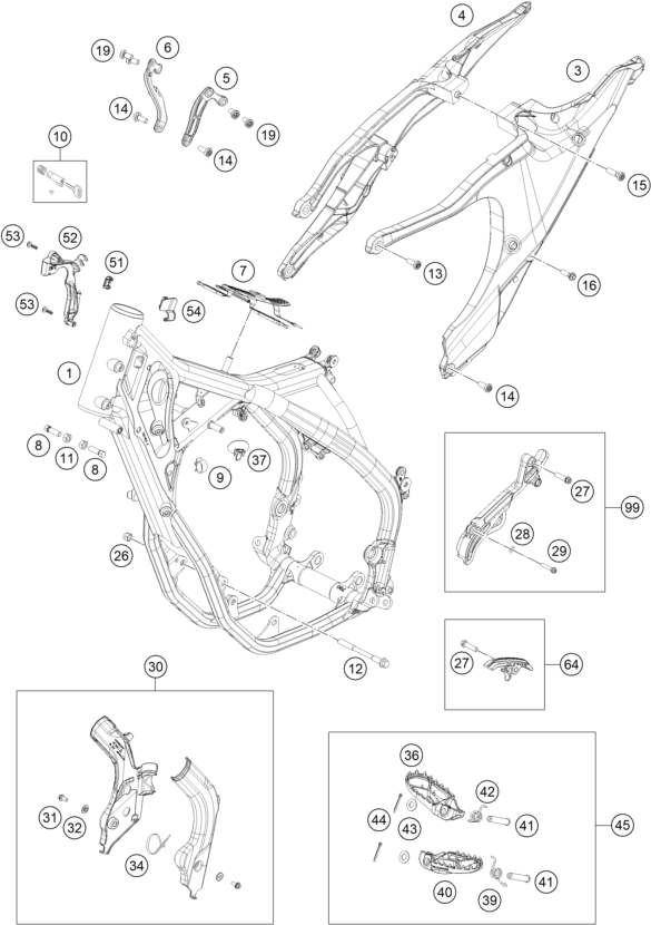 Explosionsgrafik RAHMEN