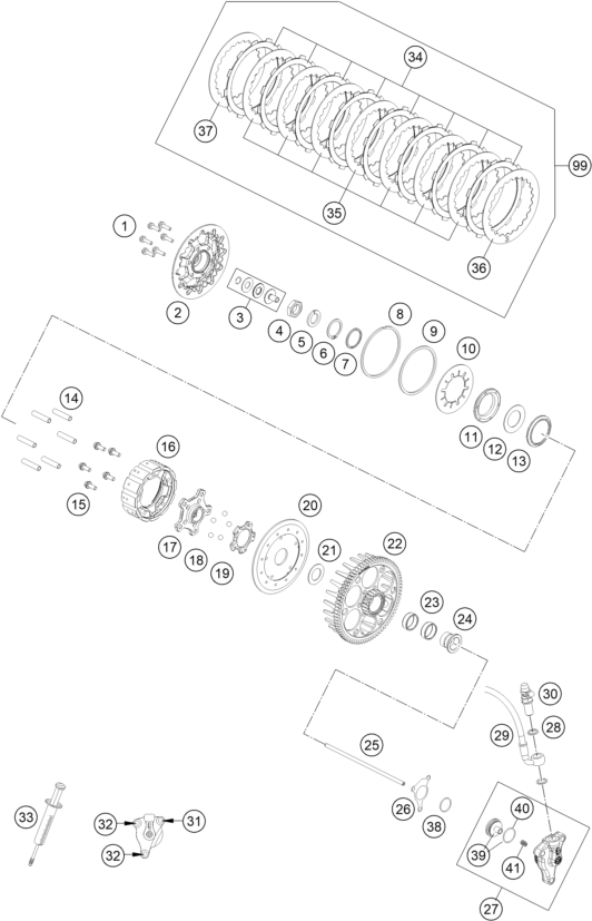 Explosionsgrafik KUPPLUNG