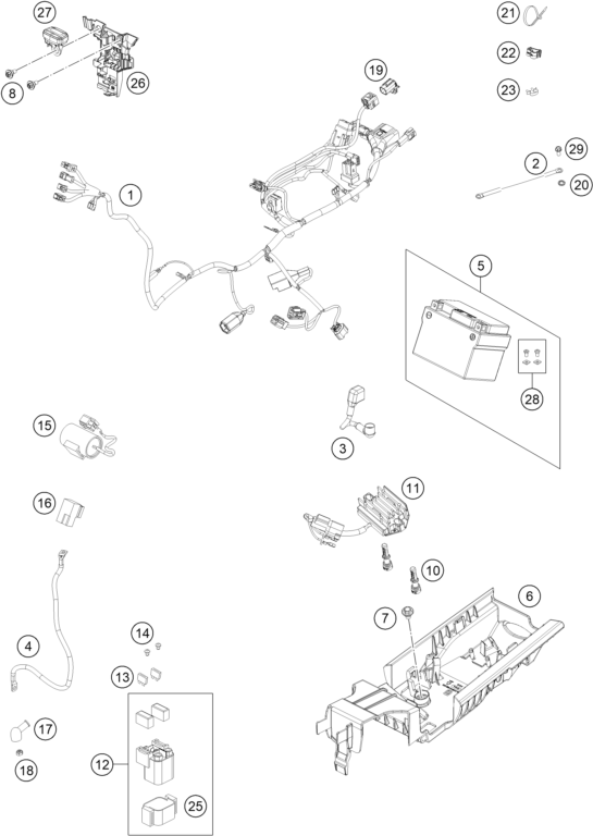 Explosionsgrafik KABELSTRANG
