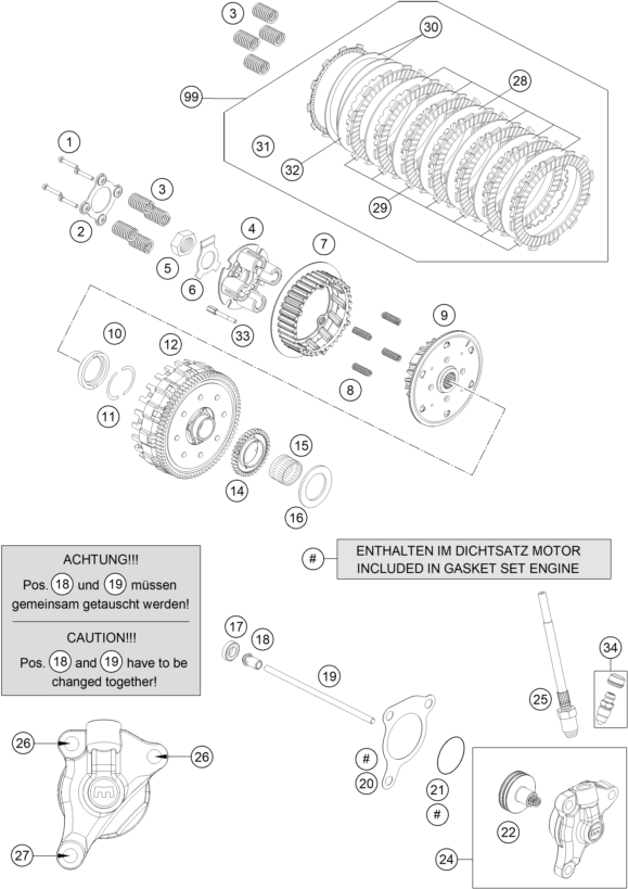 Explosionsgrafik KUPPLUNG