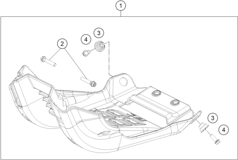 Explosionsgrafik MOTORSCHUTZ