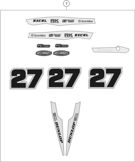 Explosionsgrafik DEKOR