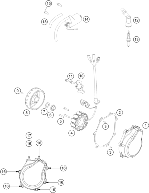 Explosionsgrafik ZÜNDANLAGE