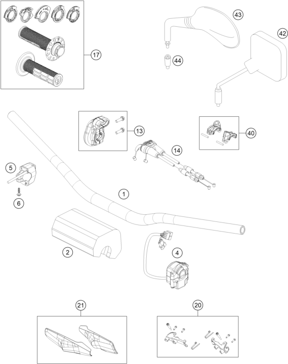 Explosionsgrafik LENKER, ARMATUREN